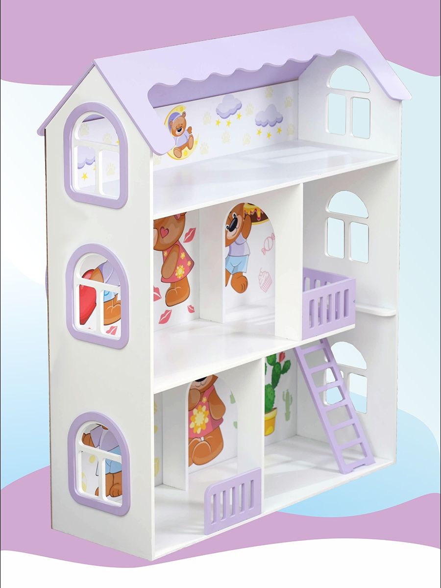 Домик для кукол ViromToys 88 см Бд1702 - фото 4