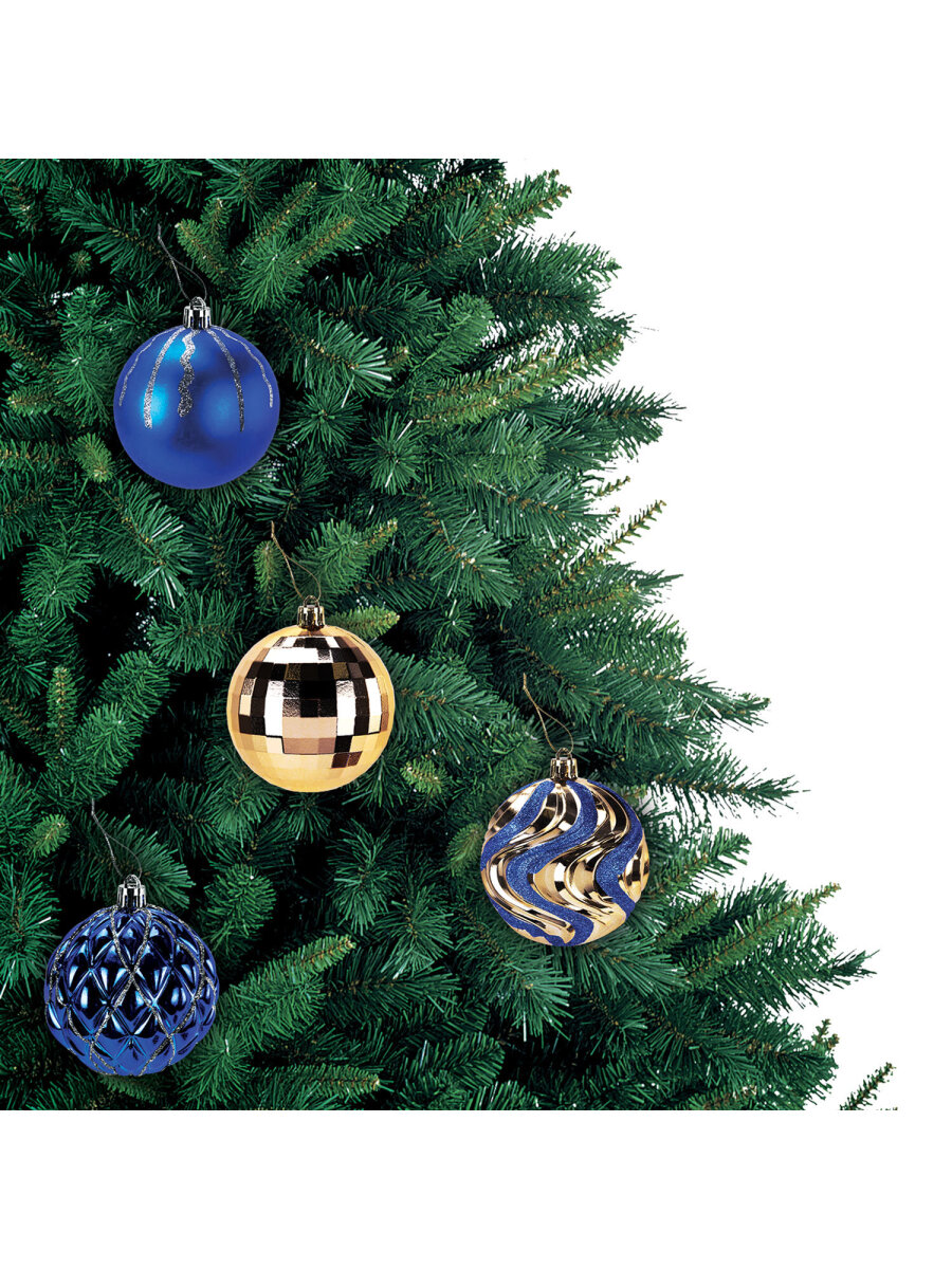Елочные игрушки Золотая сказка шарики набор 16 штук - фото 9