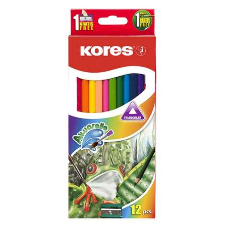 Карандаши акварельные Kores 12 шт.