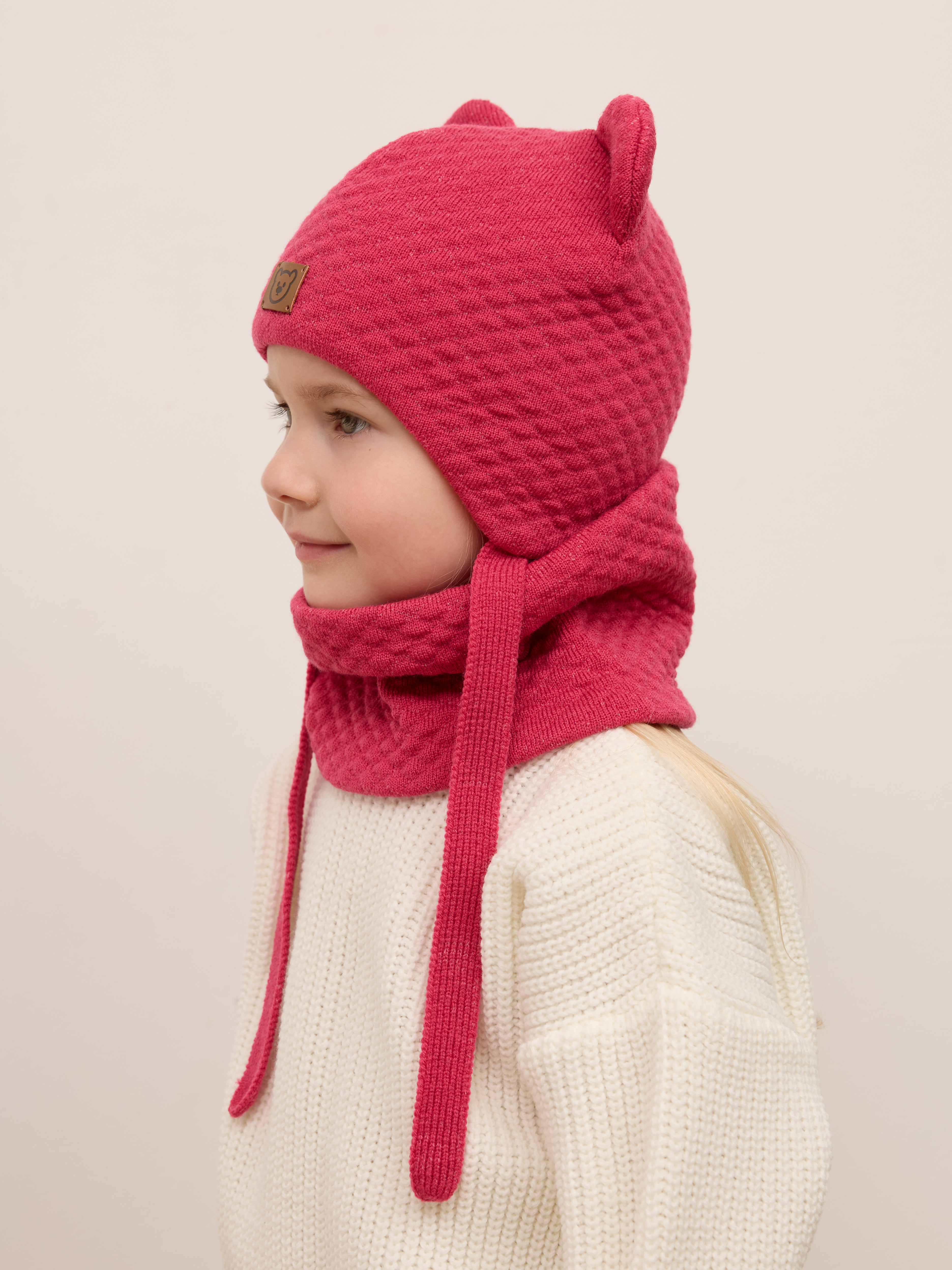 Шапка и снуд Starkoff Kids Д701856 - фото 4