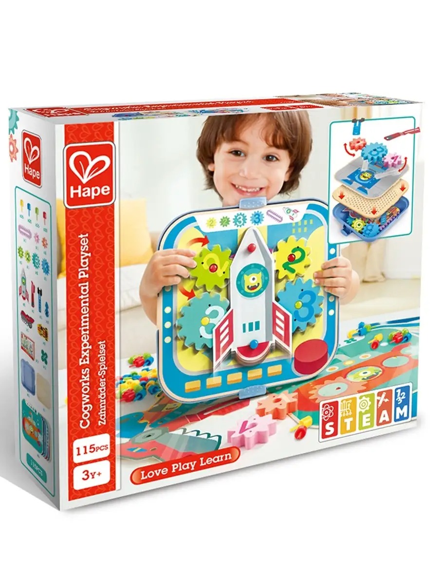 Конструктор Hape Заводные шестеренки - фото 25