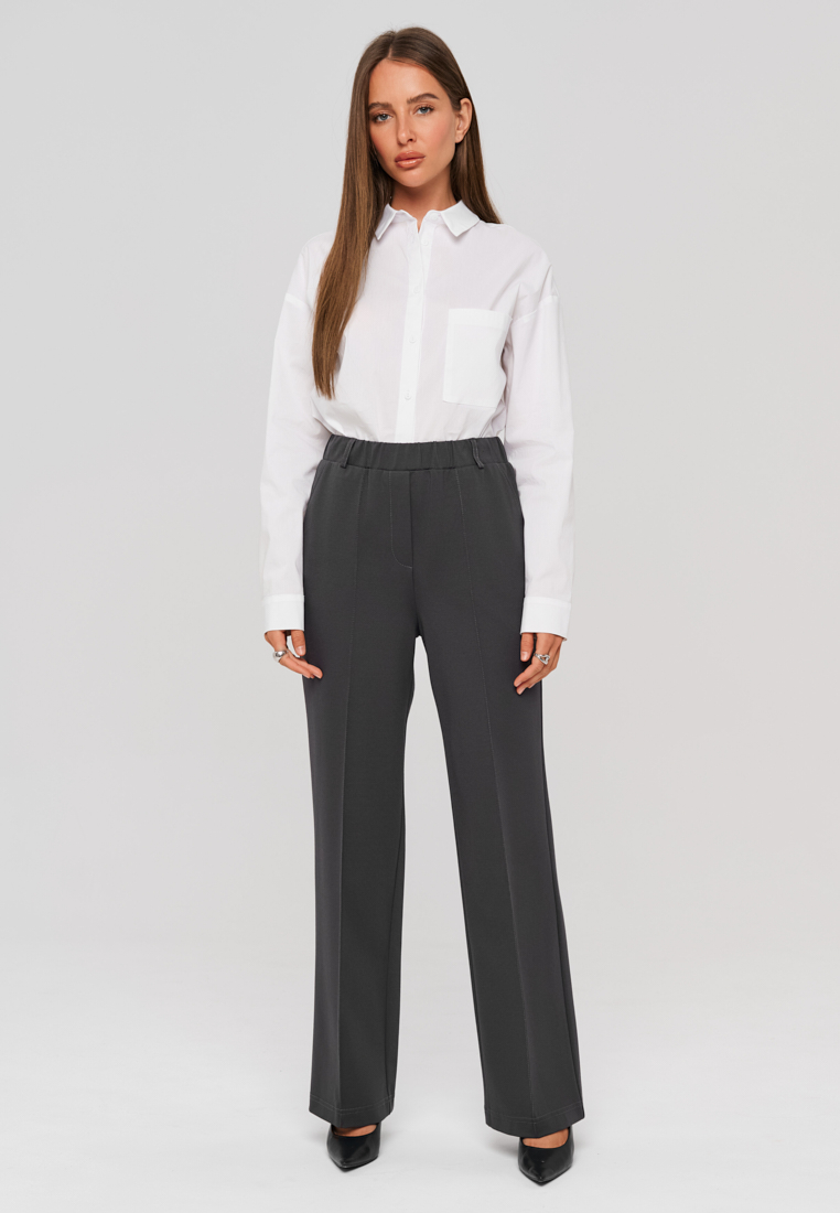 Брюки Stylish AMADEO AWP-5003-серый - фото 4