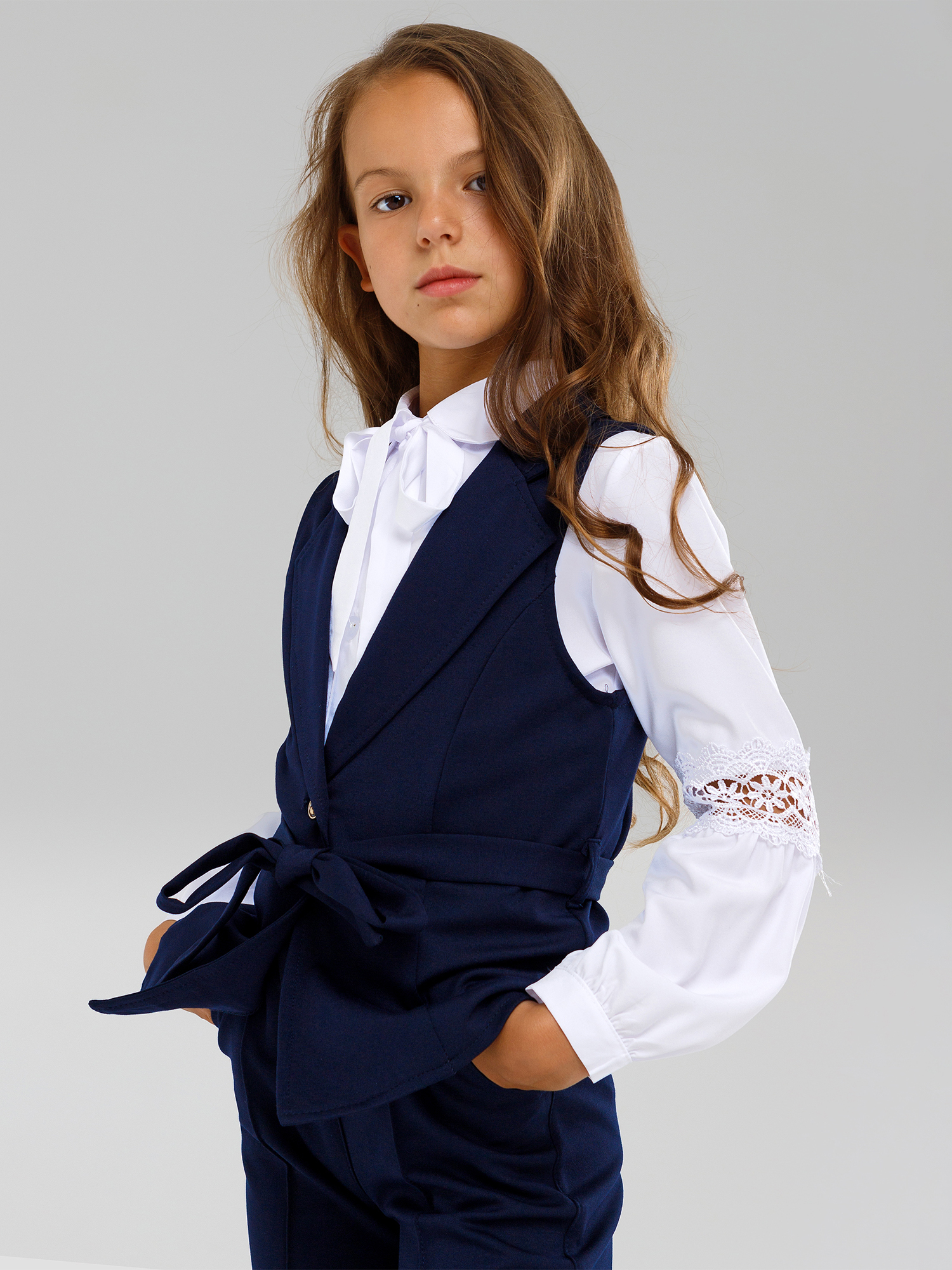 Брюки и жилет СИНЯЯ МОДА VEGA9021A-B39 - фото 4