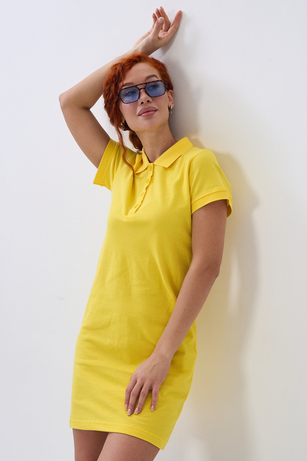 Платье Натали Суслова 14413/1 желтый - фото 2