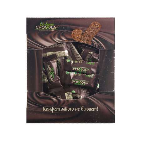 Мультизлаковые конфеты Co barre de CHOCOLAT с темной кондитерской глазурью 600 г