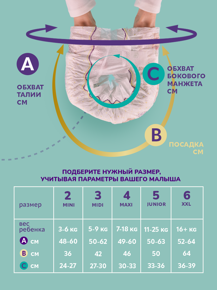 Подгузники Happix для новорожденных 5 (11-25 кг) 28 шт. - фото 12