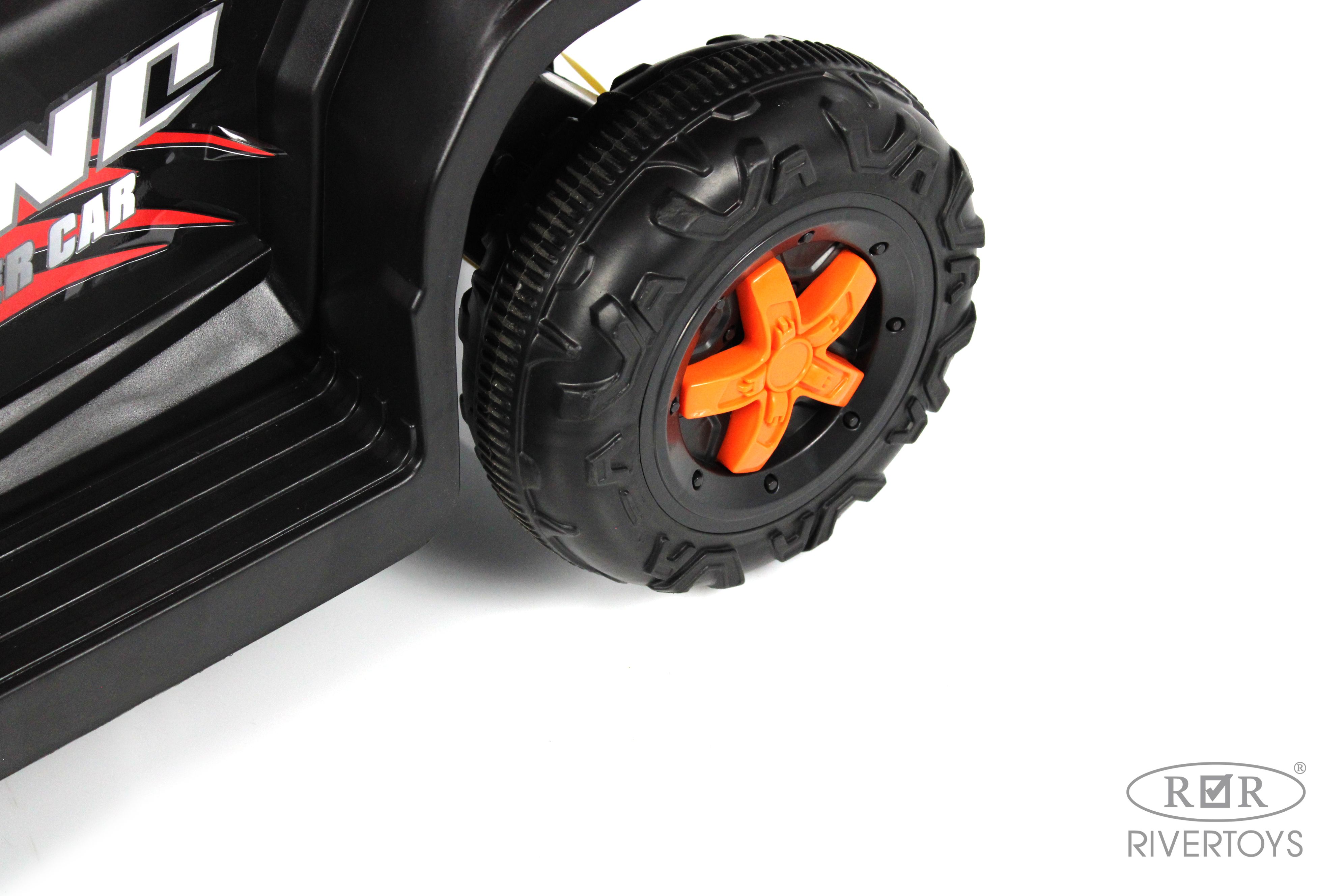 Электромобиль RIVERTOYS G005GG-ORANGE С пультом ДУ - фото 5