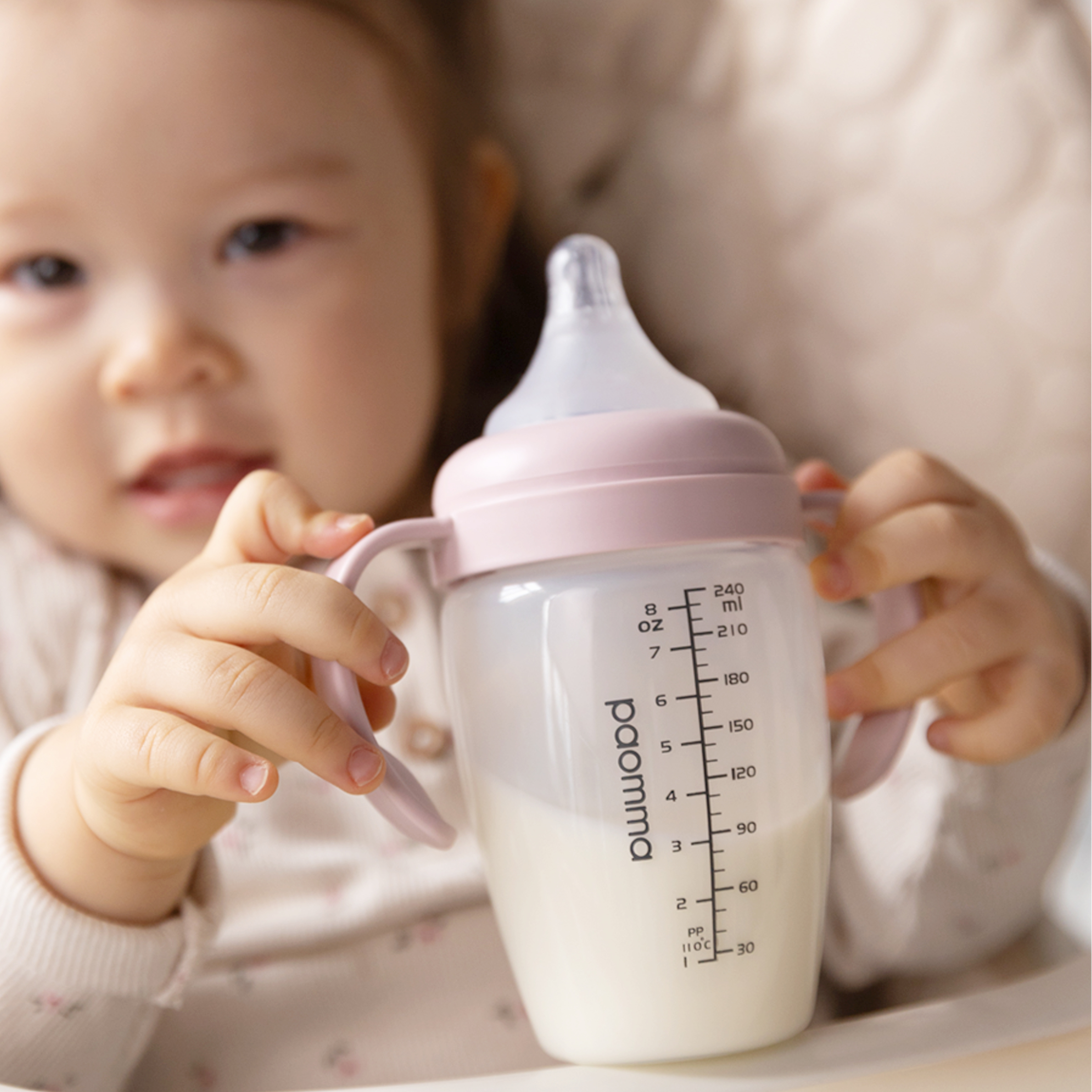 Бутылочка Paomma Anti-Colic 240 мл в ассортименте - фото 14