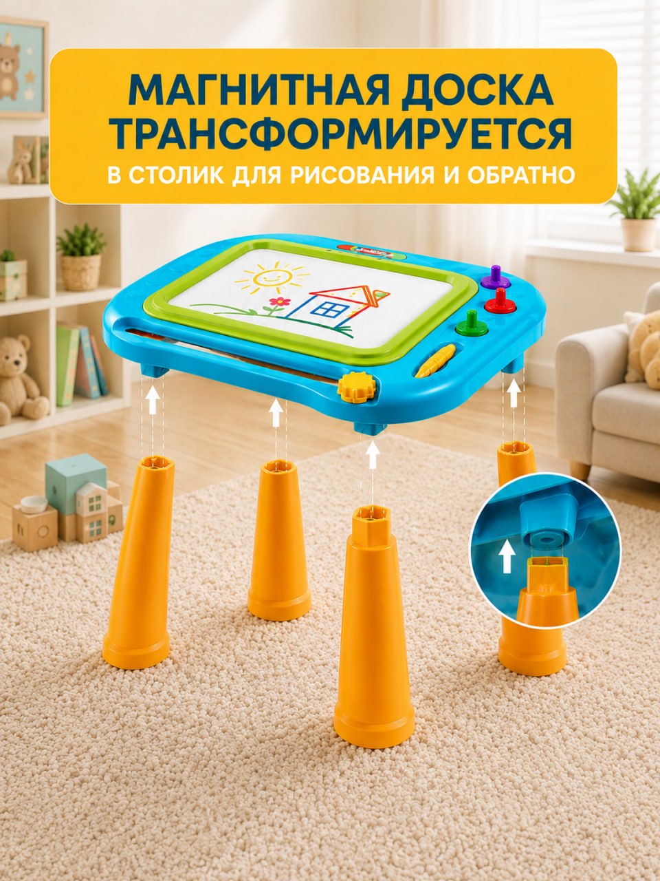 Доска для магнитного рисования TrendToys - фото 2