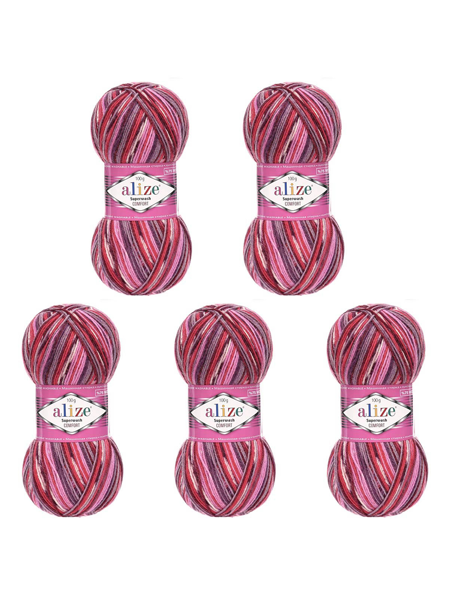 Пряжа Alize 100г 420м 5шт - фото 5