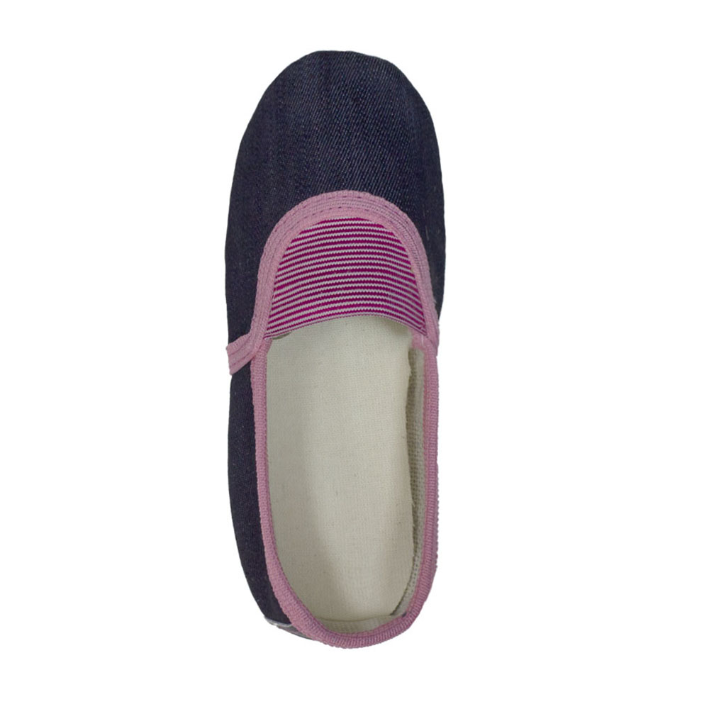 Чешки BEST.A 231 BEST.A синий джинс розовая резинка - фото 3