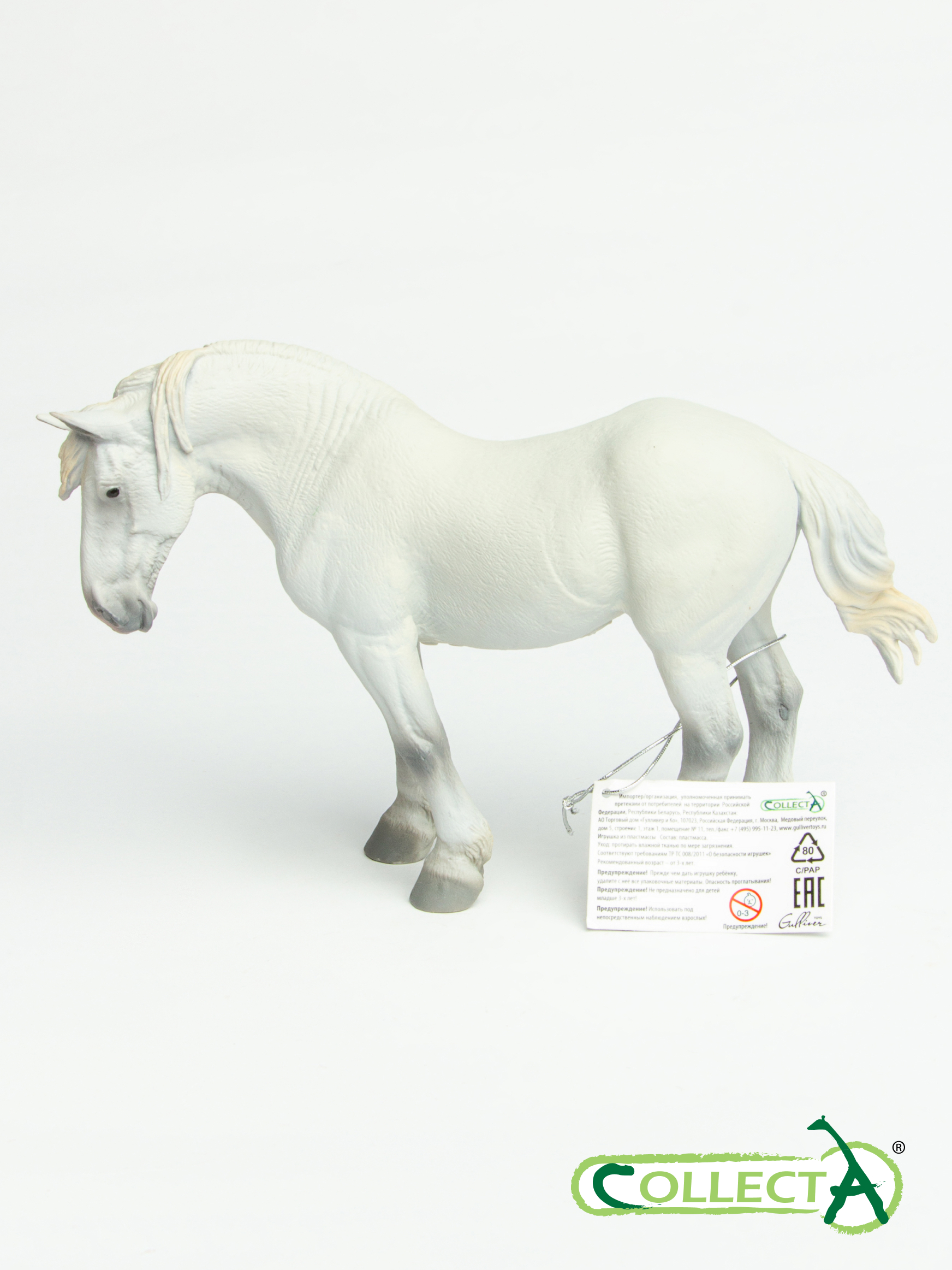 Фигурка Collecta Кобыла Першерон серая - фото 10