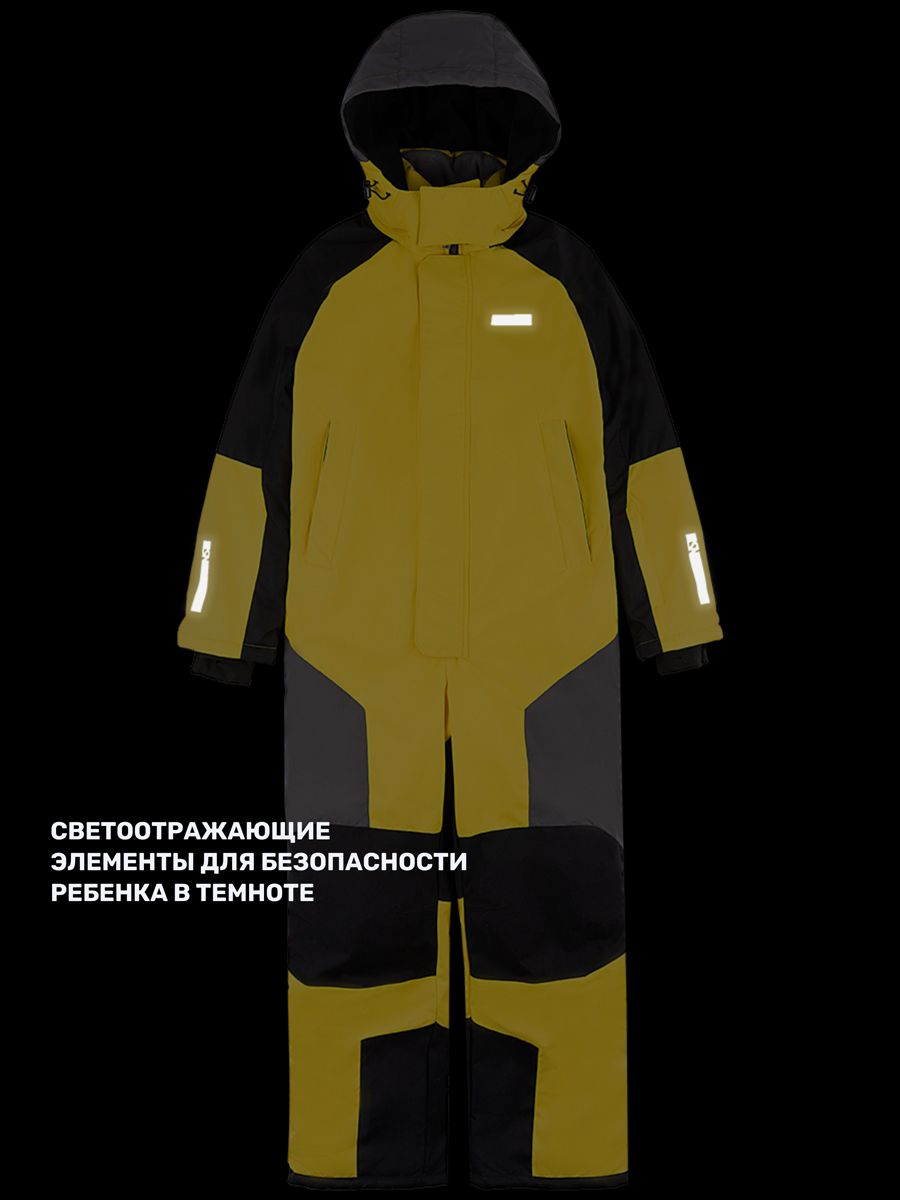 Комбинезон NIKASTYLE 8з6724 желтый/черный - фото 12
