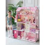 Домик для кукол PAREMO 121 см с мебелью