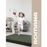 Мягкий щит ROMANA в два сложения 100х100х8 см зеленый