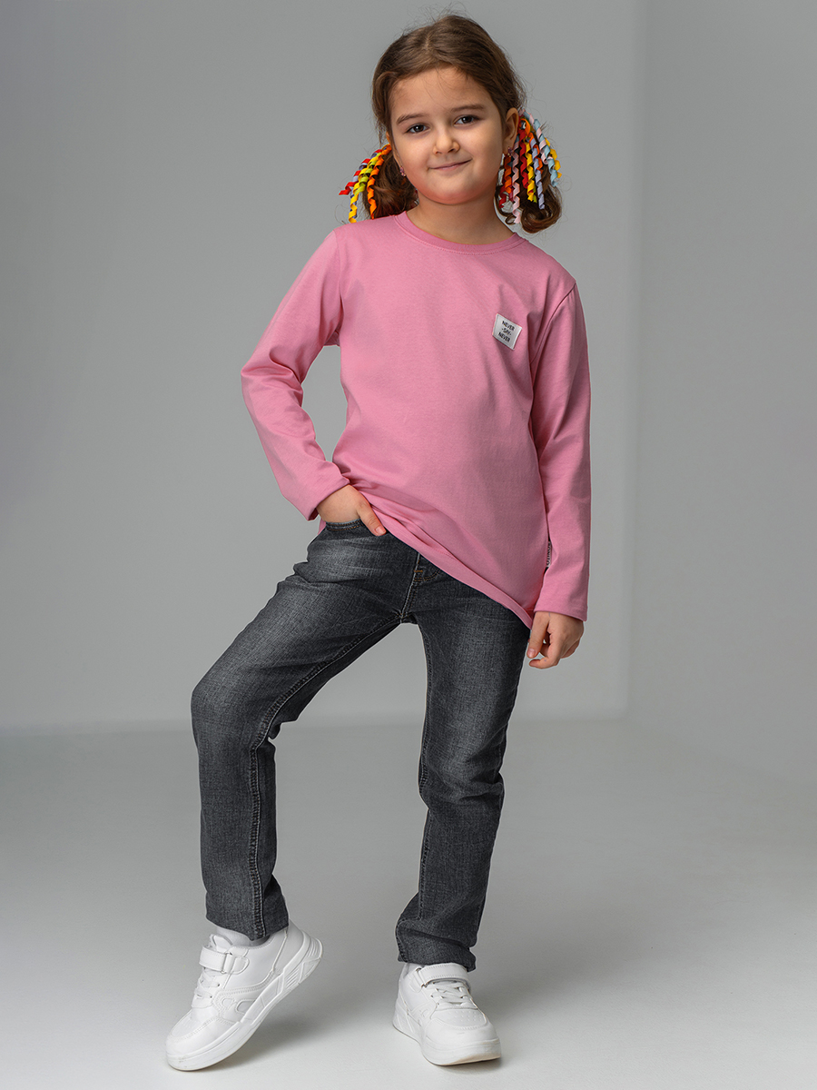 Лонгслив BONITO KIDS SS6097грязно.розовый - фото 2