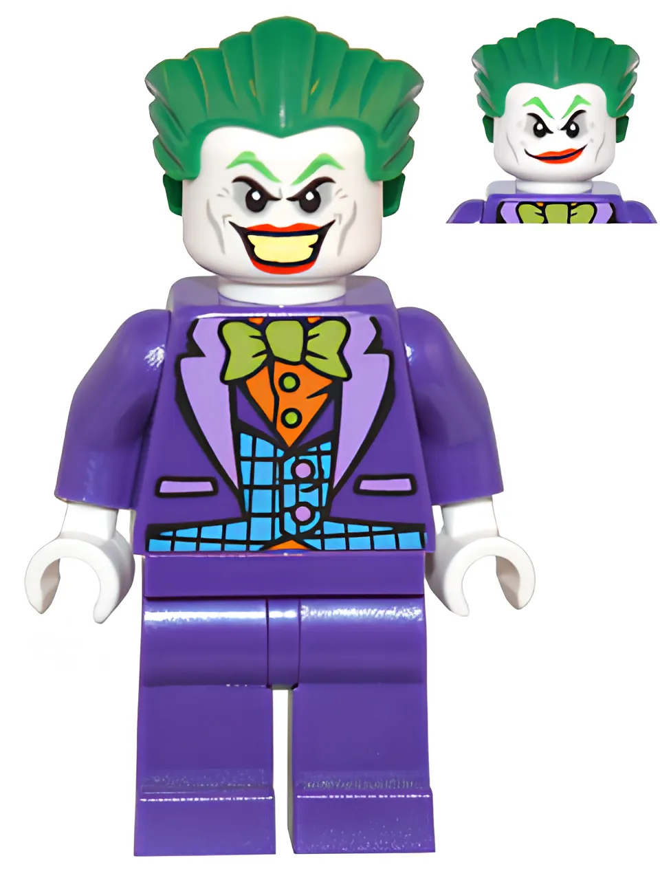 Изображение товара Маленькая фигурка LEGO Marvel The Joker с улыбкой и яркими деталями