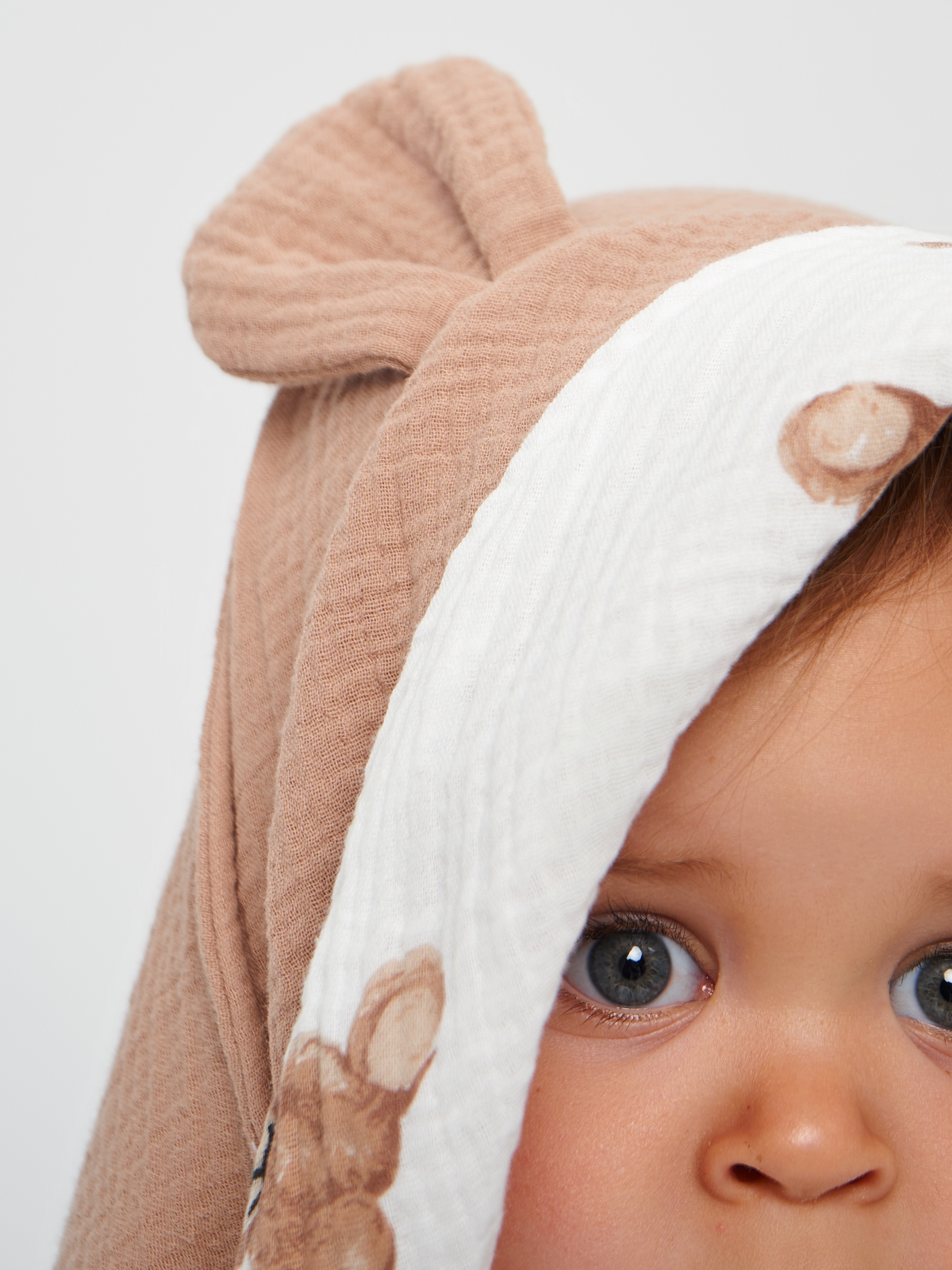 Полотенце Loo-Loo мишкиушки 95 x 95 см 1 шт. - фото 9