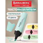 Текстовыделители Brauberg 4 шт.