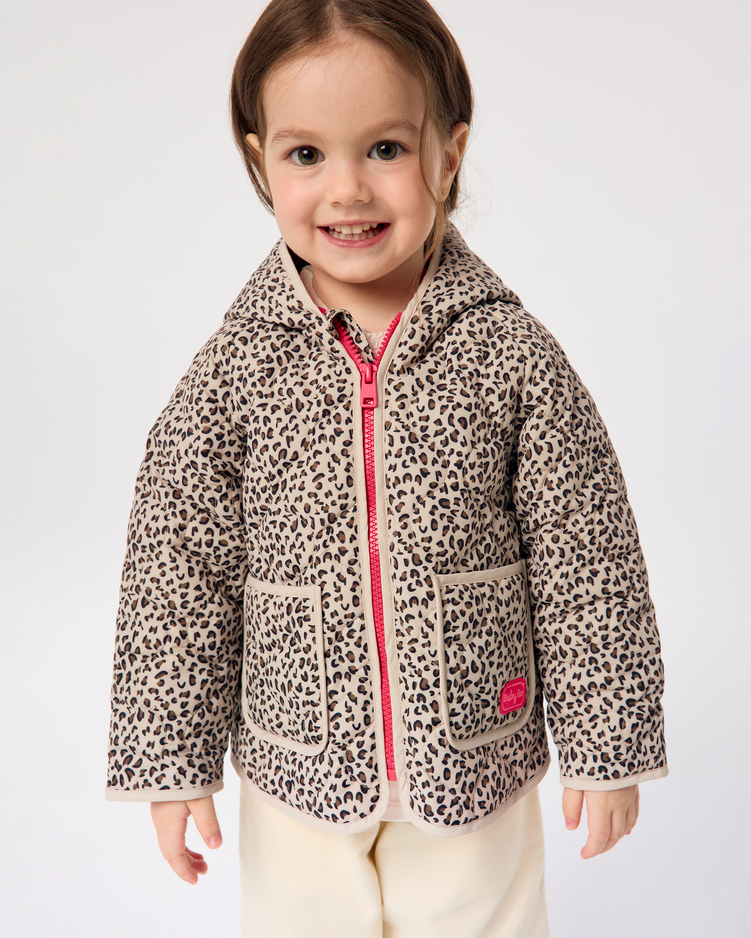 Изображение товара Демисезонная леопардовая куртка BabyGo для девочки