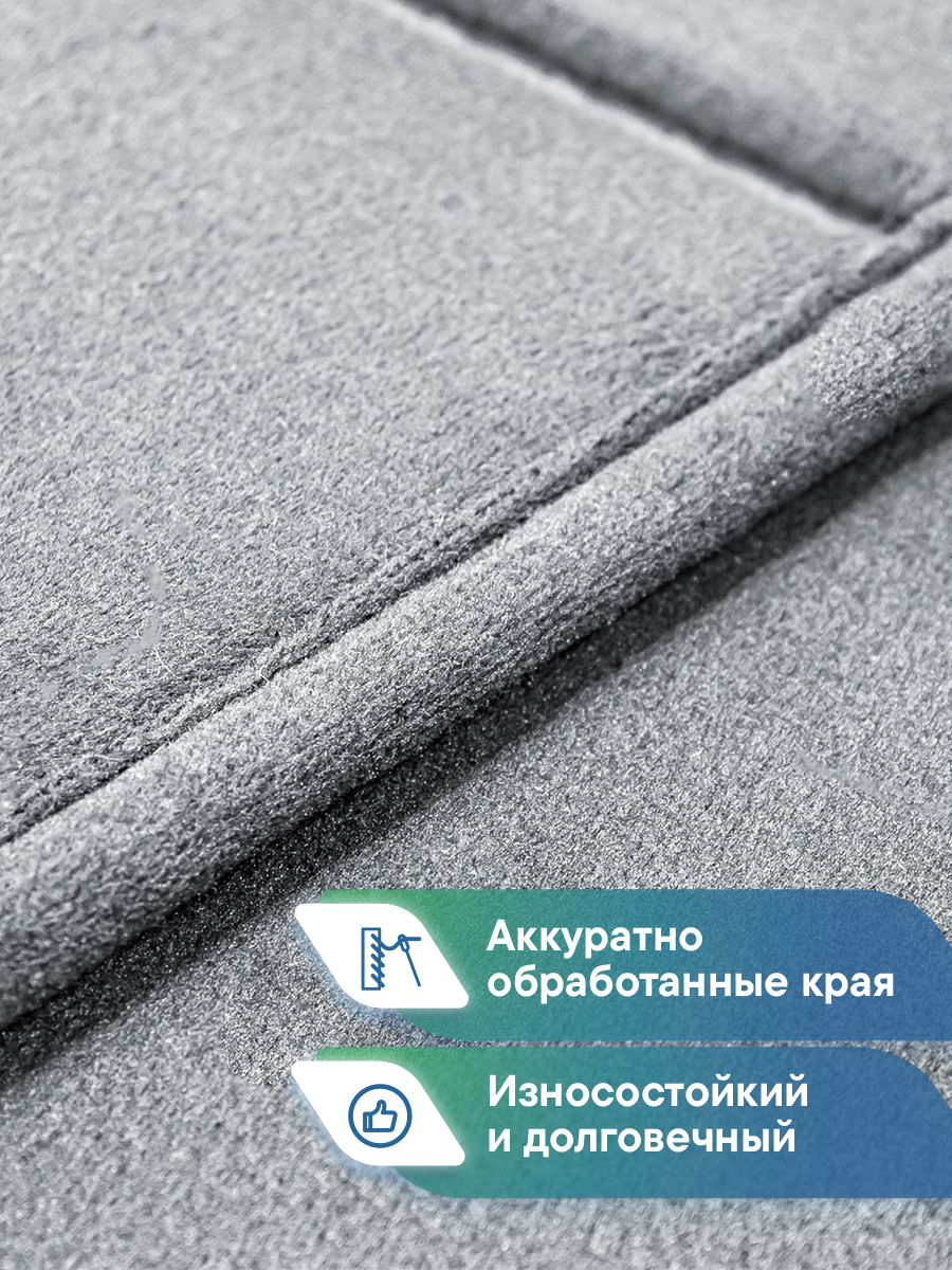 Коврик для ванной VILINA Велюр 40 x 60 см 1 шт. - фото 3