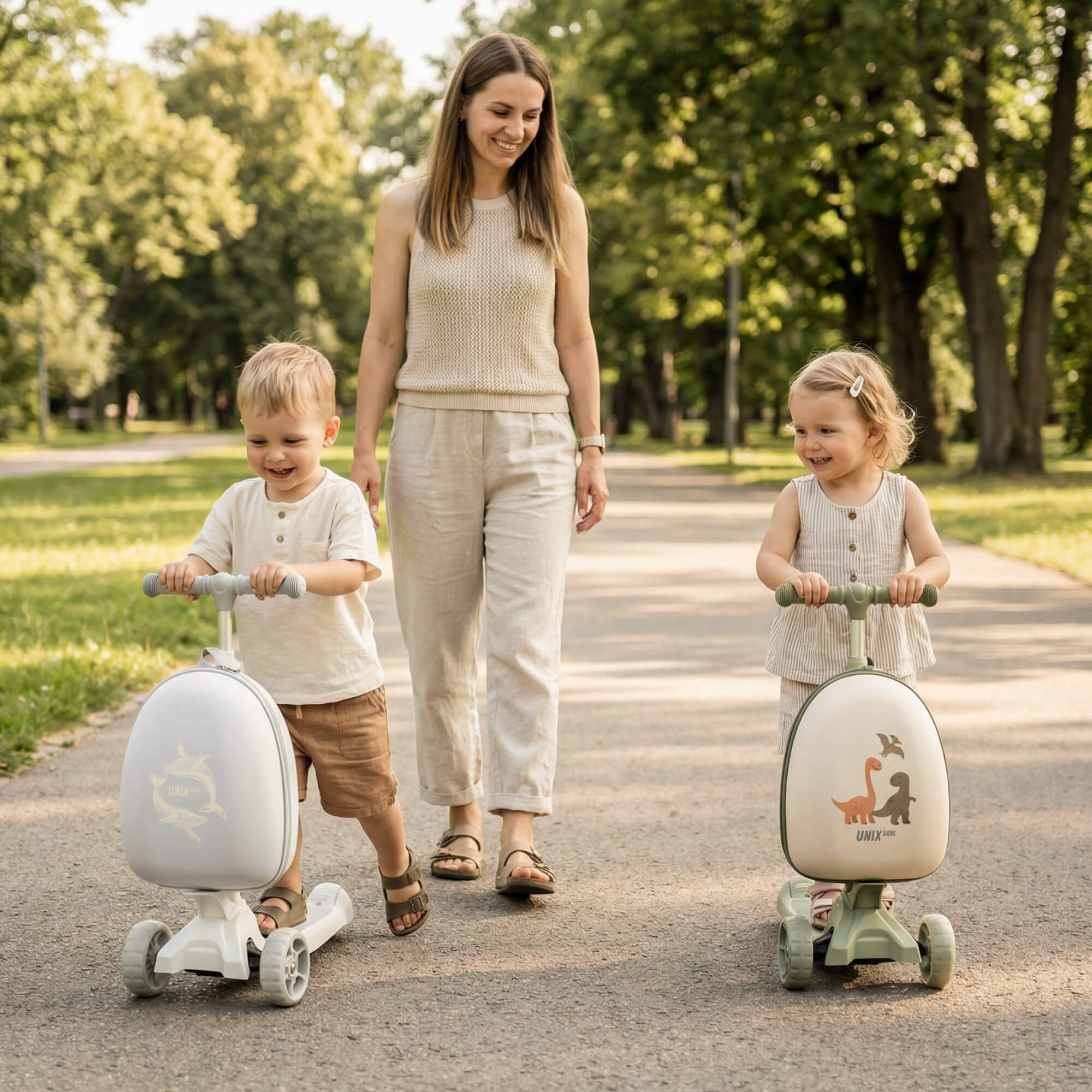 Самокат UNIX Kids трехколесный - фото 25