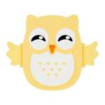 Ланч-бокс FUN owl yellow 16 см