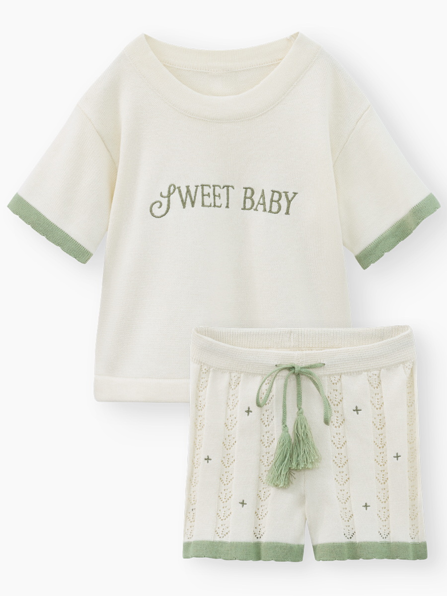 Футболка и шорты Happy Baby 88684-0_milky - фото 1