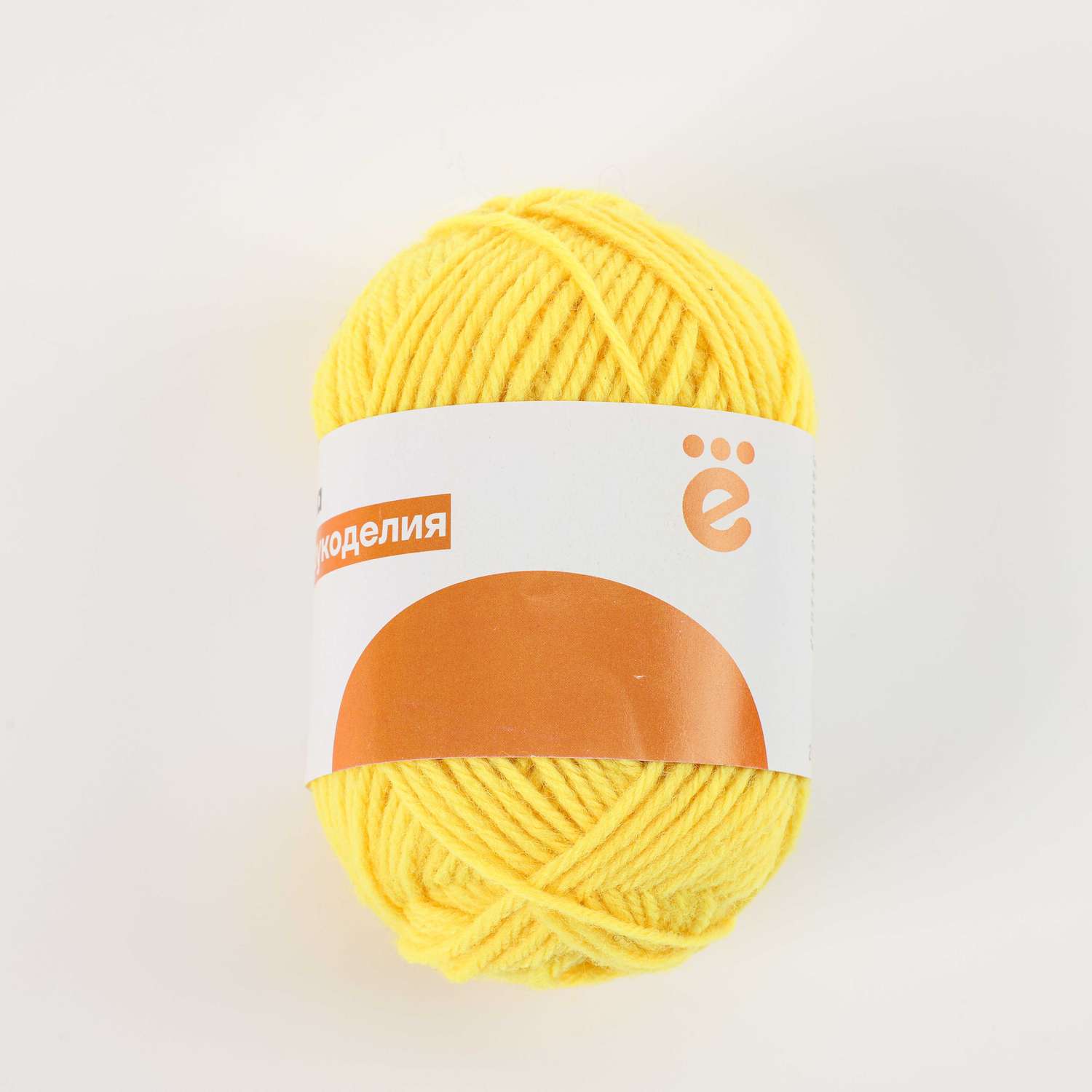 Пряжа ё желтый 50м - фото 2