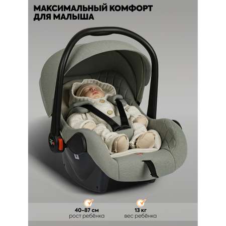 Автокресло Indigo Indigo Solo до 13 кг, зеленый 0 (0 -13 кг) зеленый