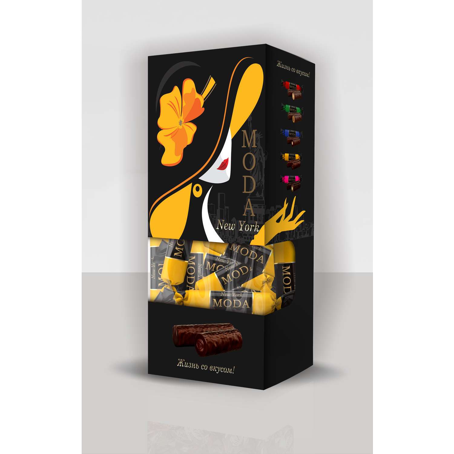 Конфеты MODA New York глазированные с кремовой начинкой 290г в ассортименте - фото 5