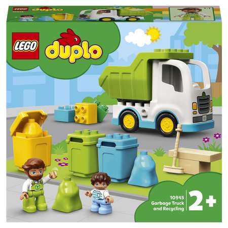 Конструктор LEGO DUPLO Town Мусоровоз и контейнеры сборная игровая модель