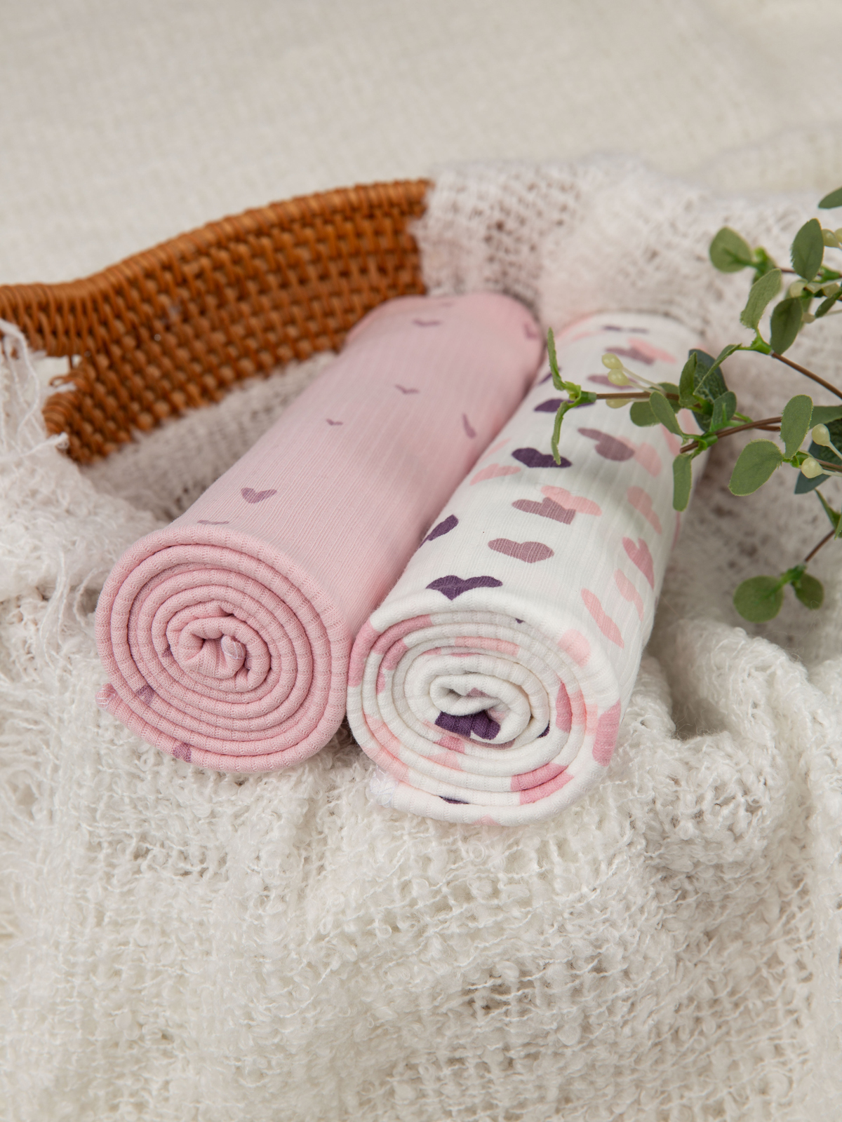 Пелёнка inlovery трикотаж 85х100 см 2 шт. - фото 6