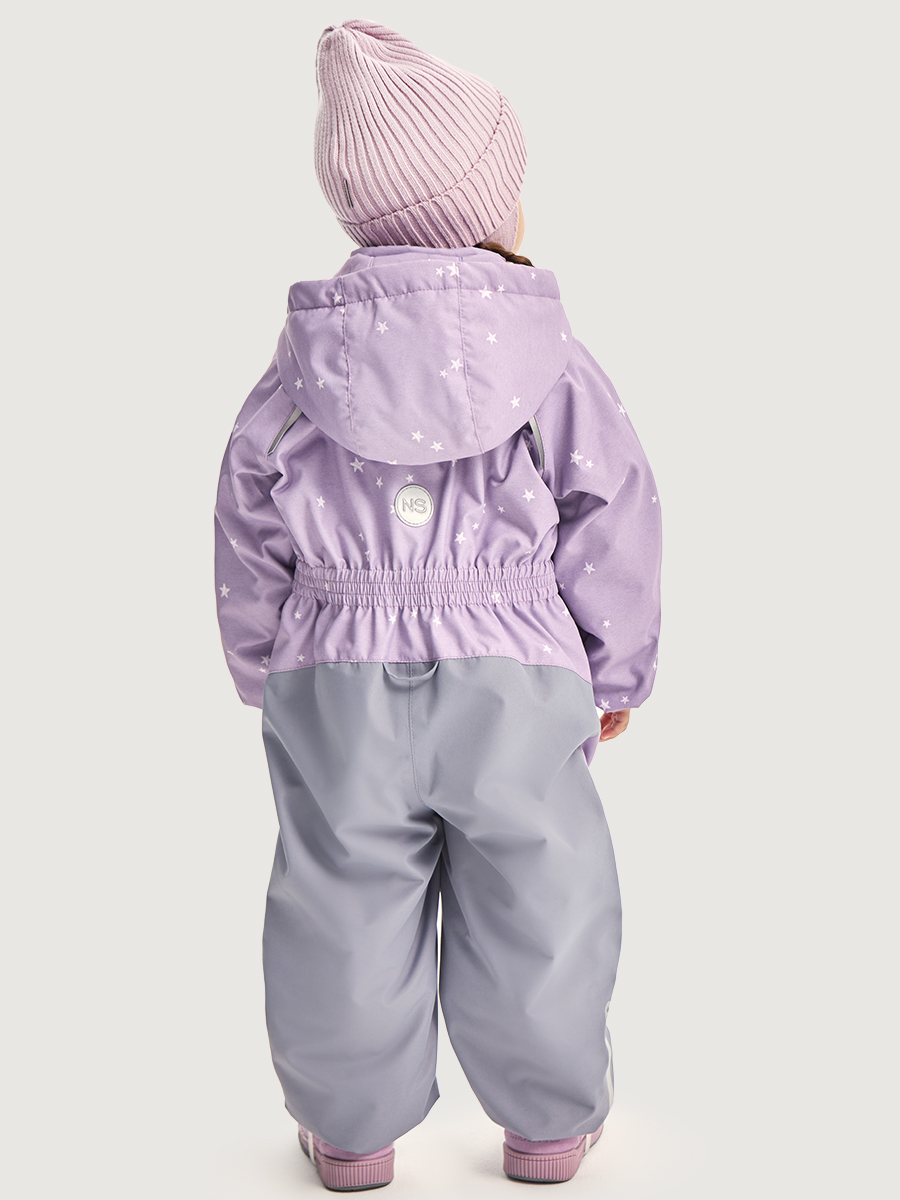 Комбинезон NIKASTYLE 8м0626 пудра/светло-серый - фото 2