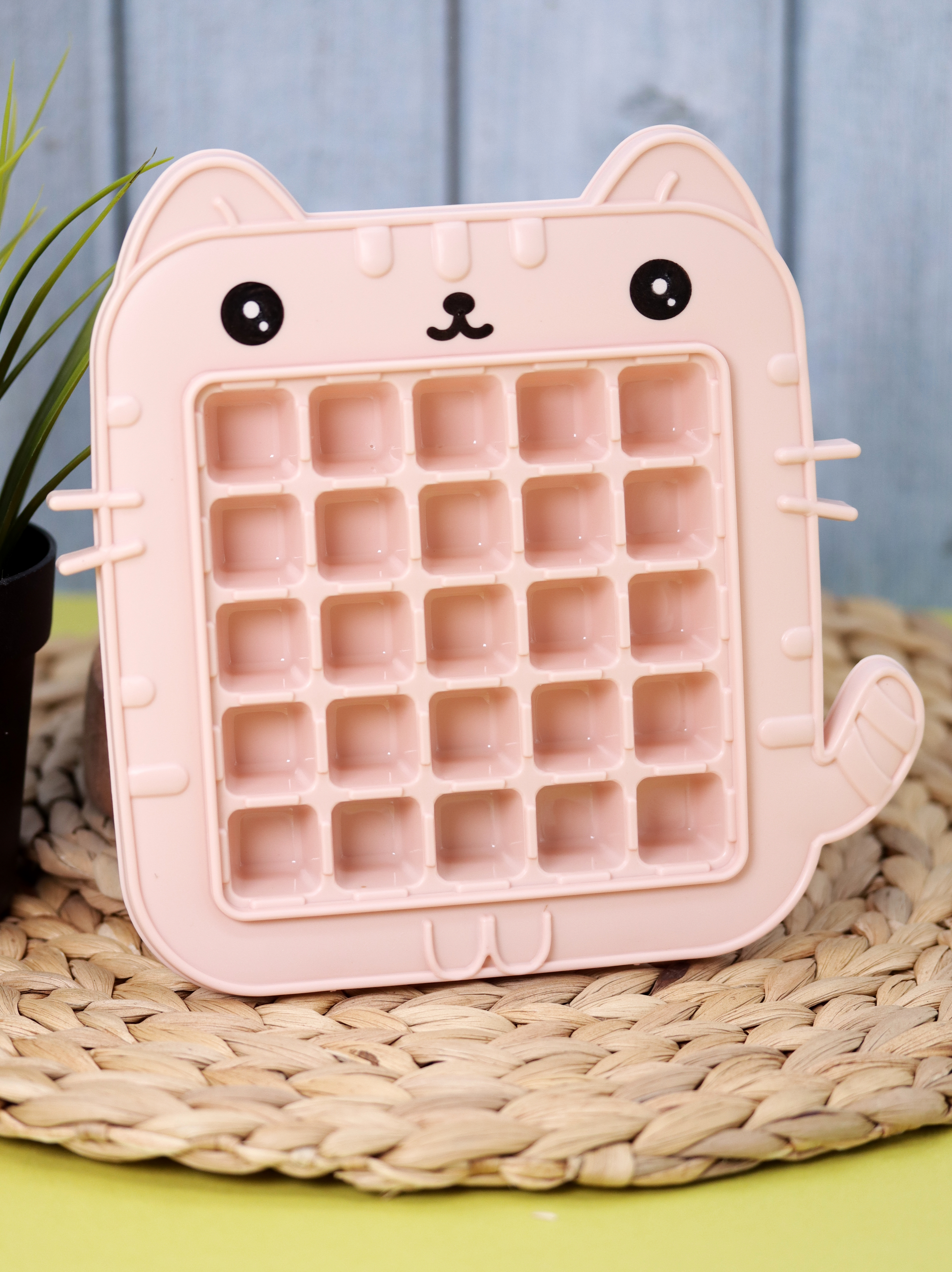 Лоток для льда iLikeGift Kitty pink - фото 1