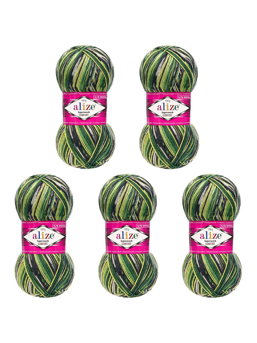 Пряжа Alize 100г 420м 5шт - фото 5