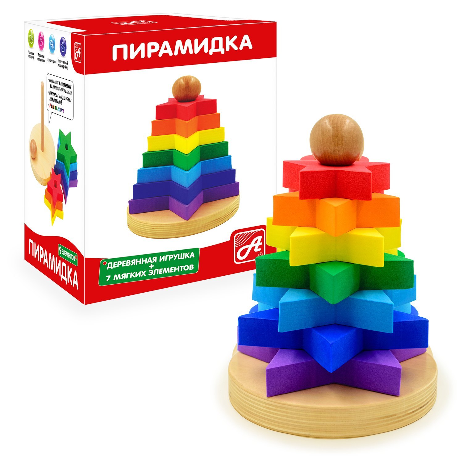 Игрушка Анданте пирамидка - фото 1