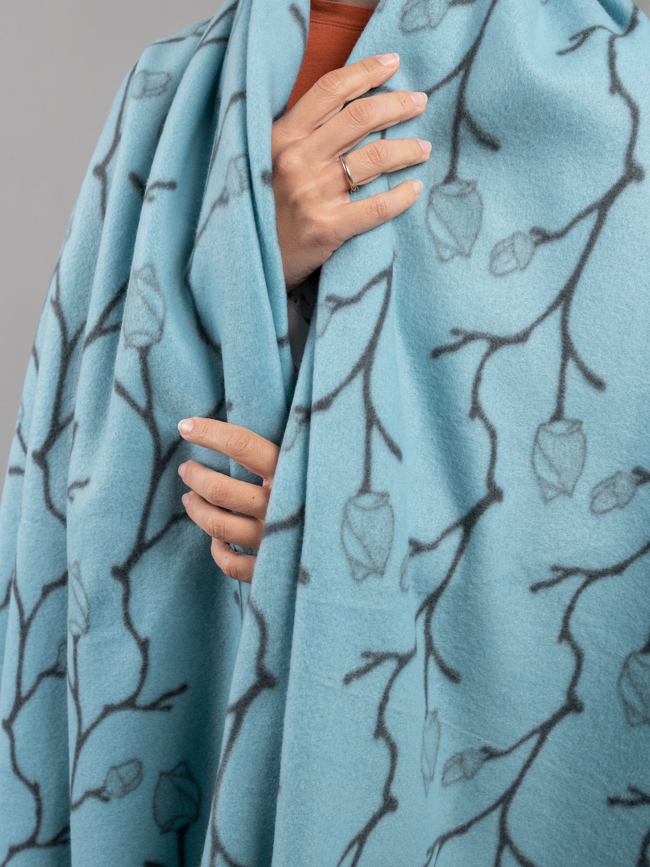 Плед Wellness WPL152-Ветки 150 x 200 см флис - фото 17