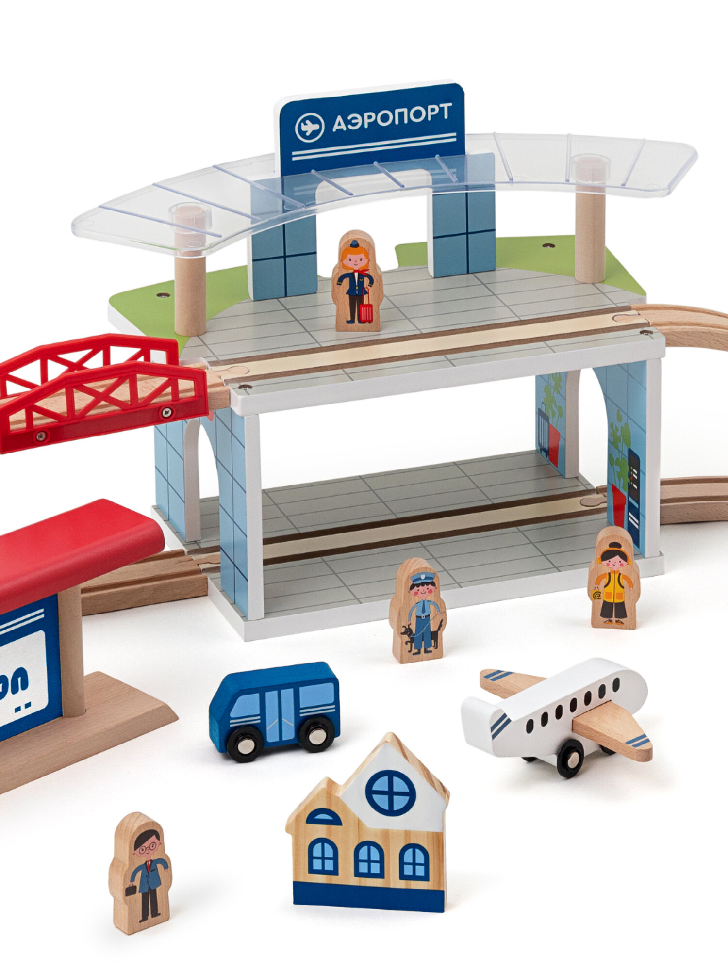 Набор железнодорожный Junion 112.5 см 904304.PH05Y019-2 - фото 11