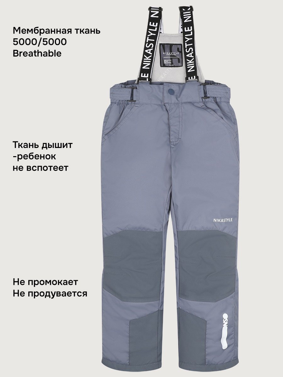 Брюки NIKASTYLE 2з4724 серый - фото 3