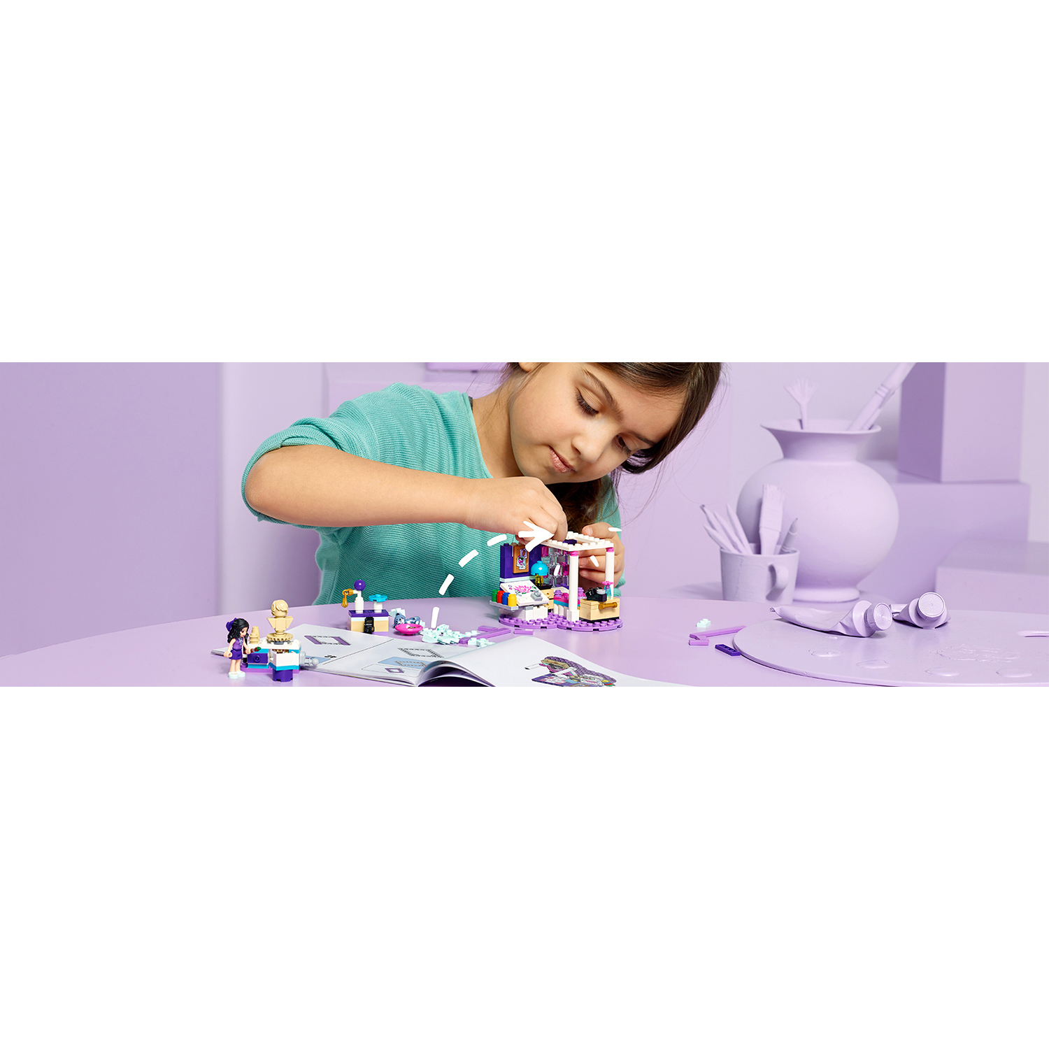 Конструктор LEGO Friends Комната Эммы блочный - фото 4