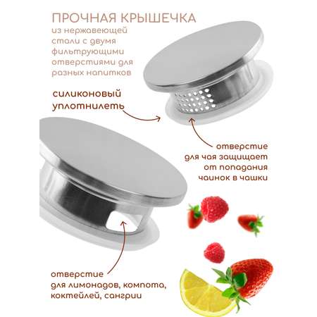 Графин жаропрочный стеклянный Multistore для холодных и горячих напитков 1900 мл