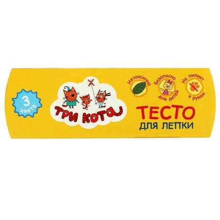 Тесто-пластилин Multiart Три кота