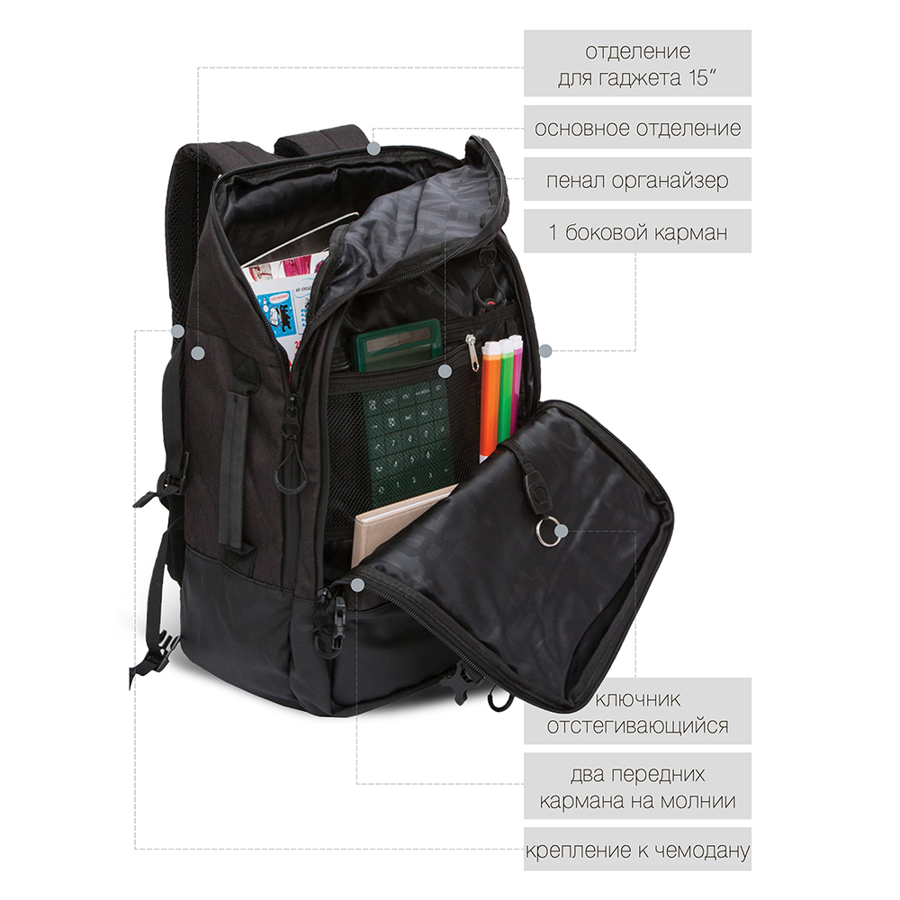 Рюкзак Grizzly мужской - фото 7