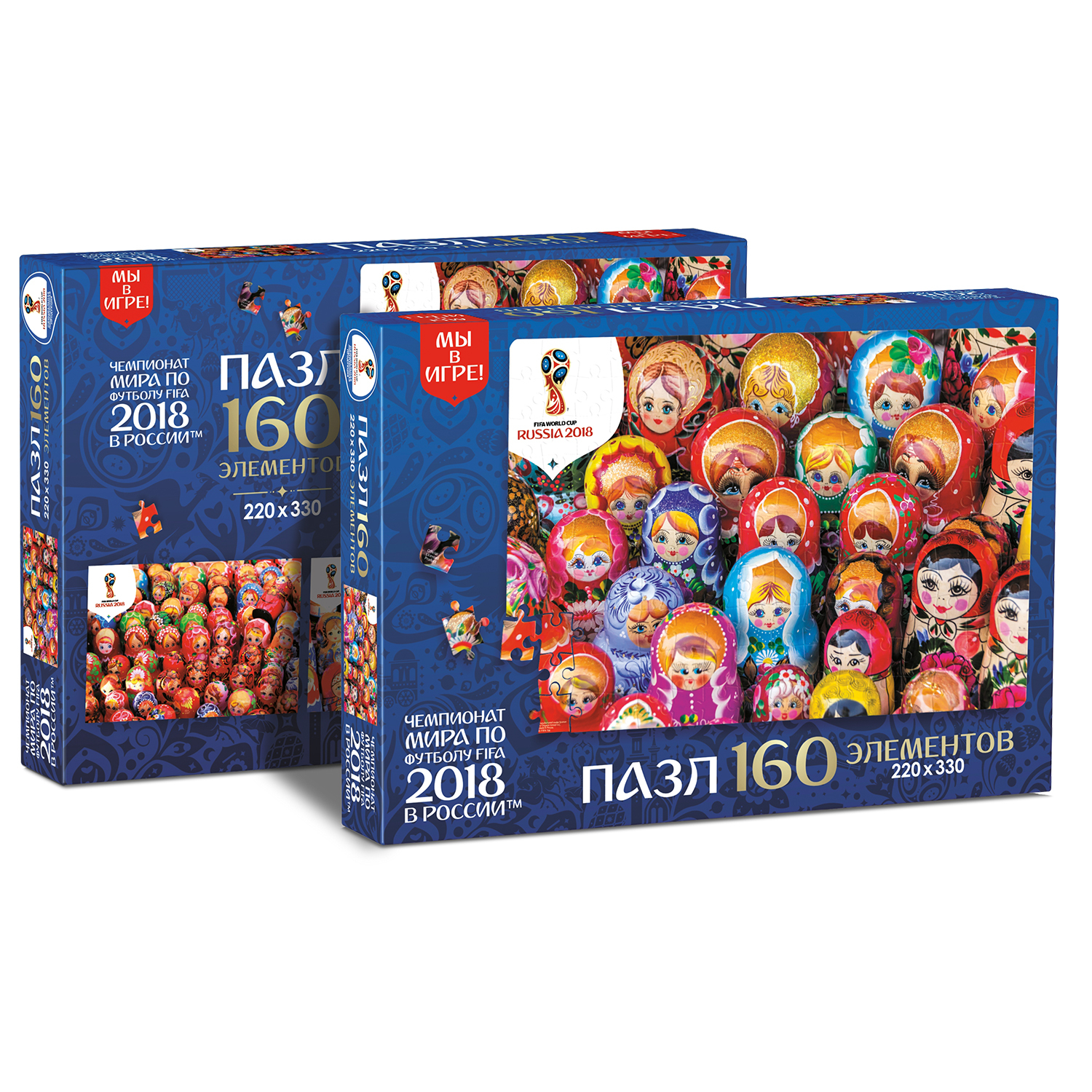 Пазл 2018 FIFA World Cup Russia TM Матрешки 160 эл.в ассортименте классический в ассортименте - фото 6