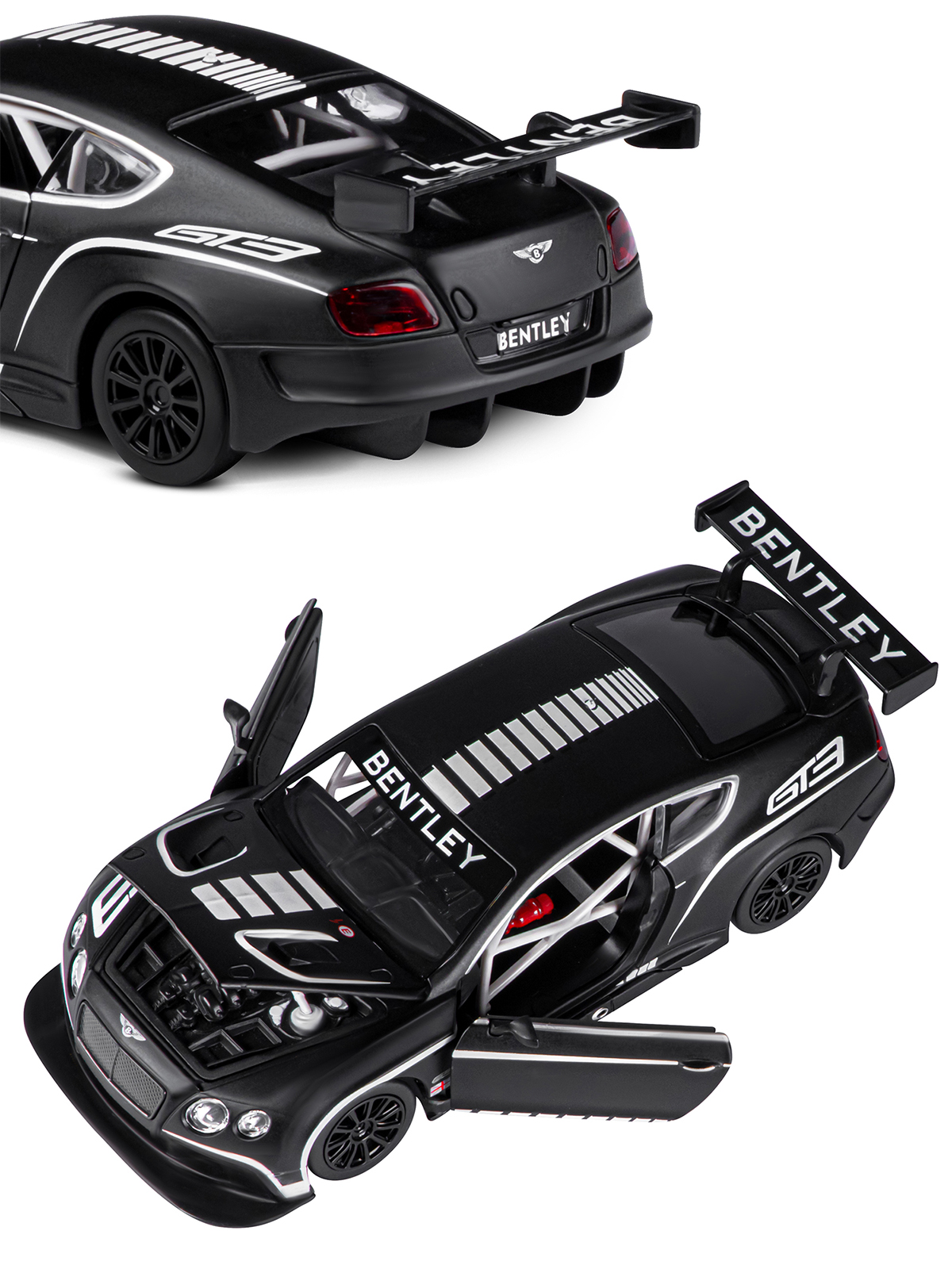 Автомобиль АВТОпанорама Bentley Continental GT3 Concept 1:24 JB1251565 - фото 10