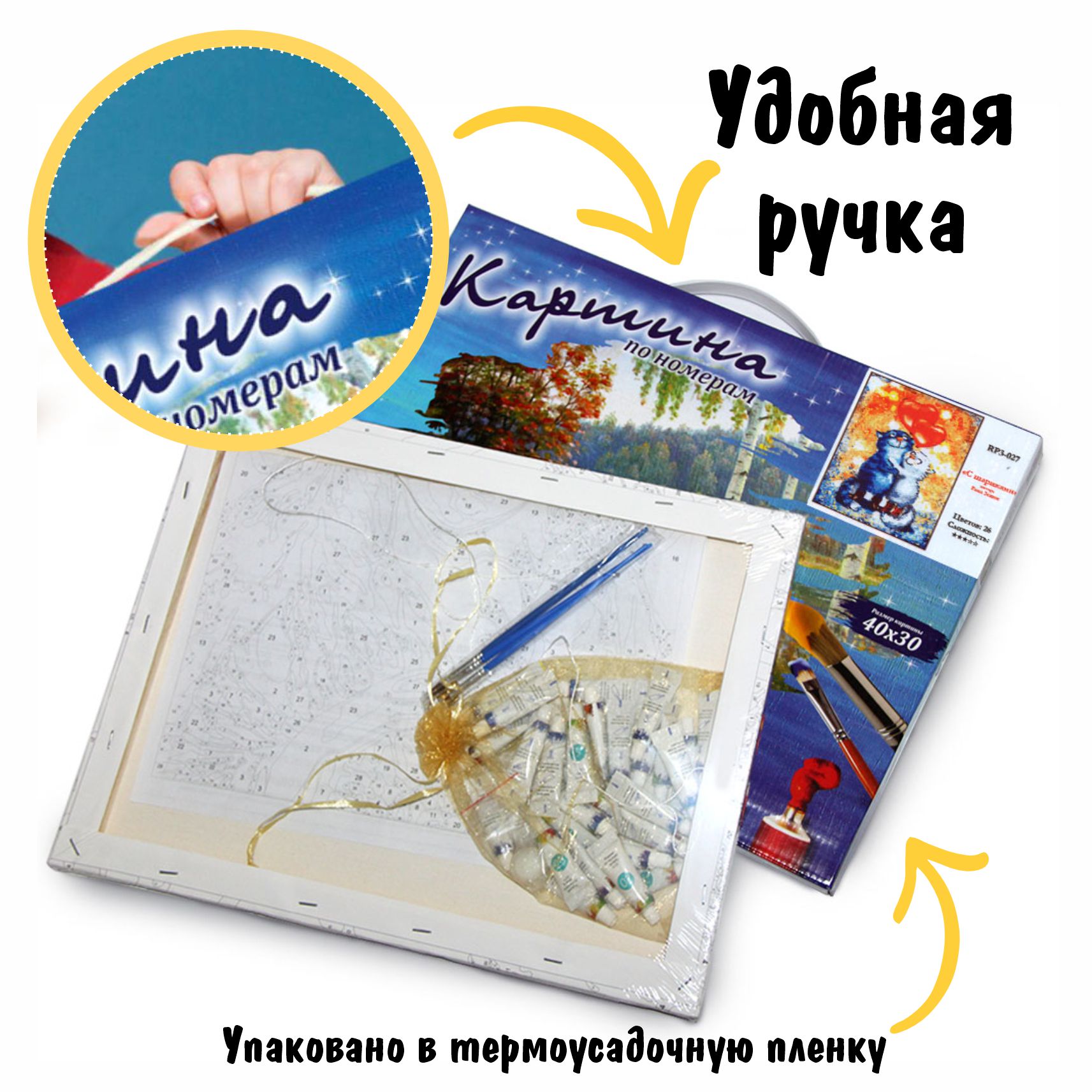 Картина по номерам Милато - фото 3