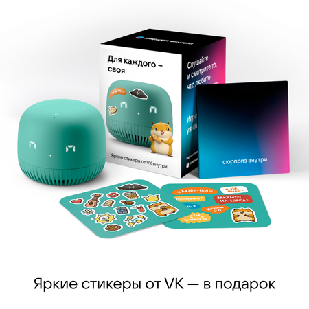 Умная колонка VK Капсула Нео зеленый VKSP11GR