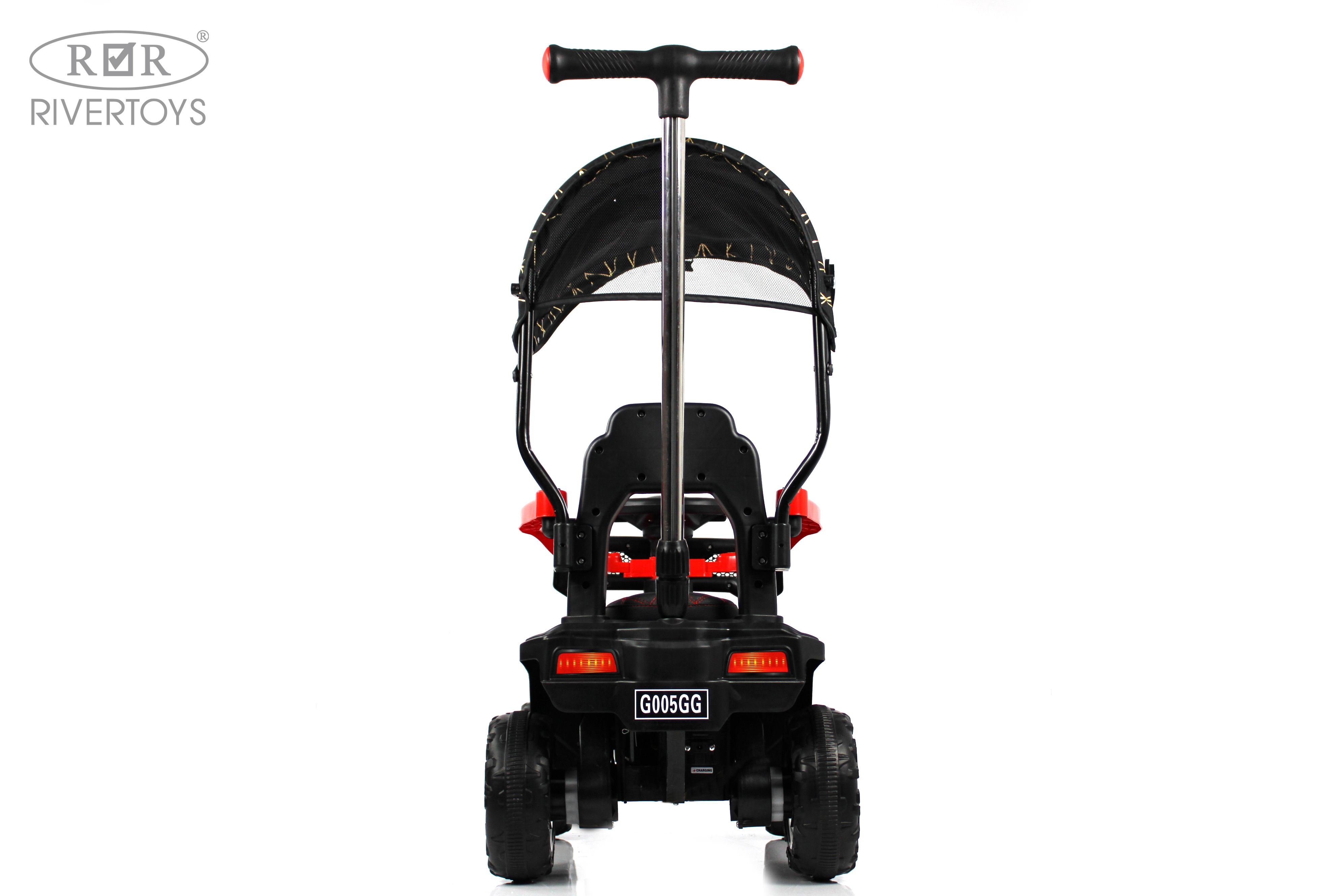 Электромобиль RIVERTOYS G005GG-RED С пультом ДУ - фото 11