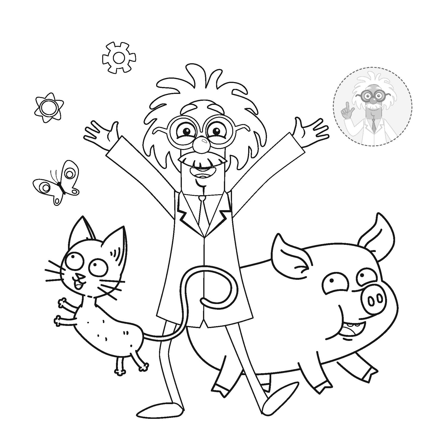 Книга ND PLAY Раскраски-наклейки Синий трактор Едет трактор - фото 3